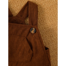 Conjunto Infantil Com Suéter de Urso e Calça Suspensório: Conforto e Estilo Para o Inverno