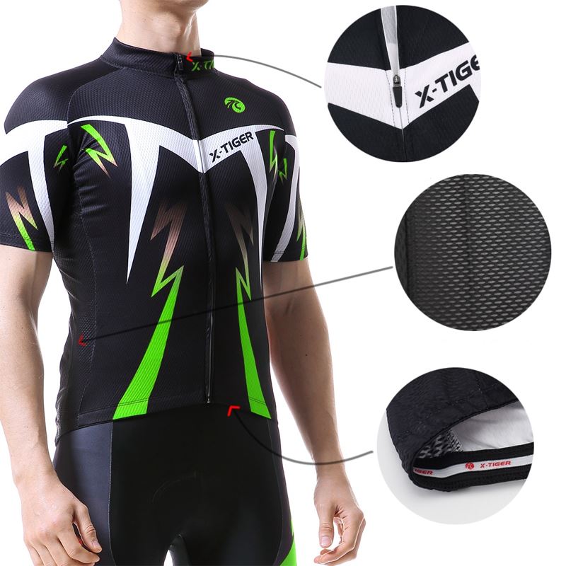 Conjunto Profissional de Ciclismo Anti-UV Masculino - Cycling Set