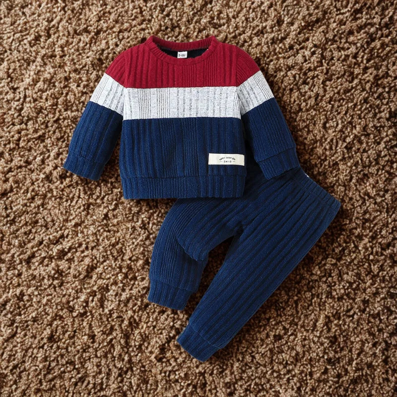 Conjunto Térmico Infantil Menino: Suéter e Calça Para Conforto e Aquecimento