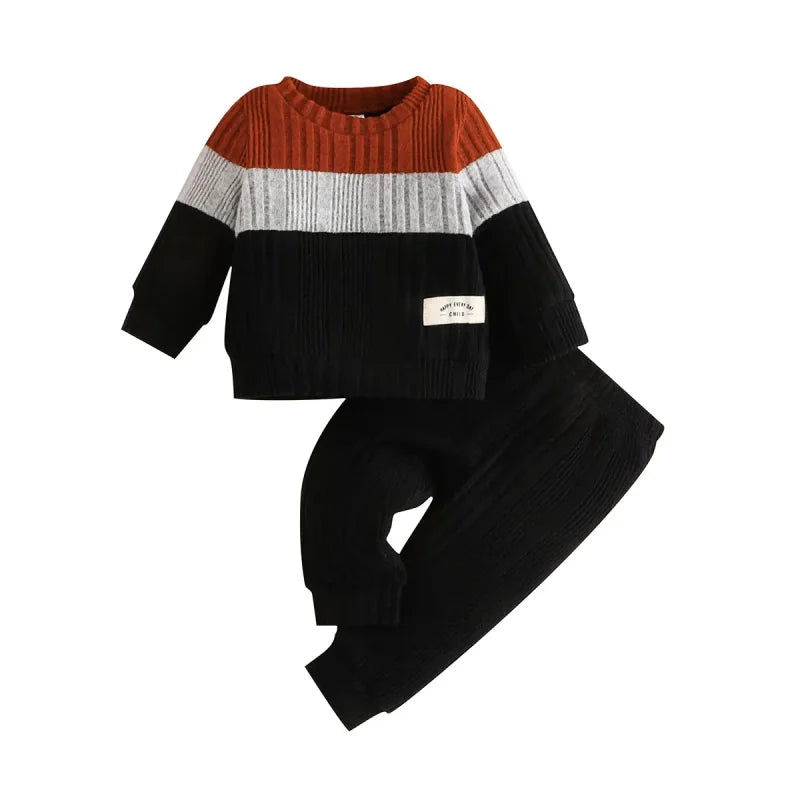 Conjunto Térmico Infantil Menino: Suéter e Calça Para Conforto e Aquecimento