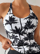 Conjunto Tankini com Top Halter e Shortinho