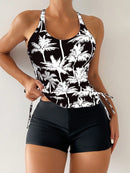 Conjunto Tankini com Top Halter e Shortinho