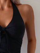 Conjunto Tankini Elegance com Amarração Frontal
