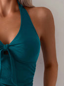 Conjunto Tankini Elegance com Amarração Frontal