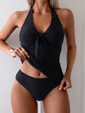 Conjunto Tankini Elegance com Amarração Frontal
