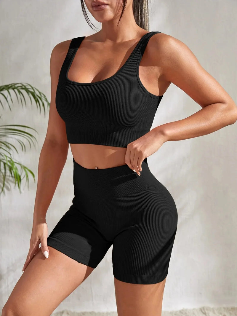 Conjunto Fitness Feminino Sem Costura - Damaris