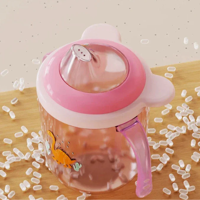 Copo Antivazamento Colorido para Crianças com Alça Prática Lenogue