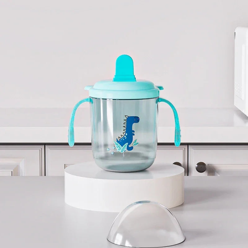 Copo Antivazamento Colorido para Crianças com Alça Prática Lenogue