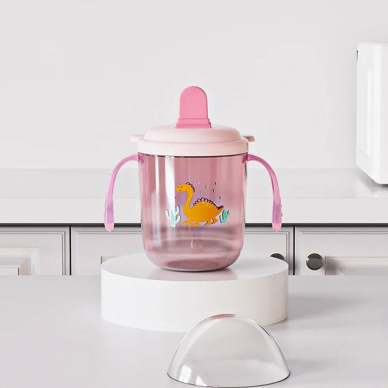 Copo Antivazamento Colorido para Crianças com Alça Prática Lenogue