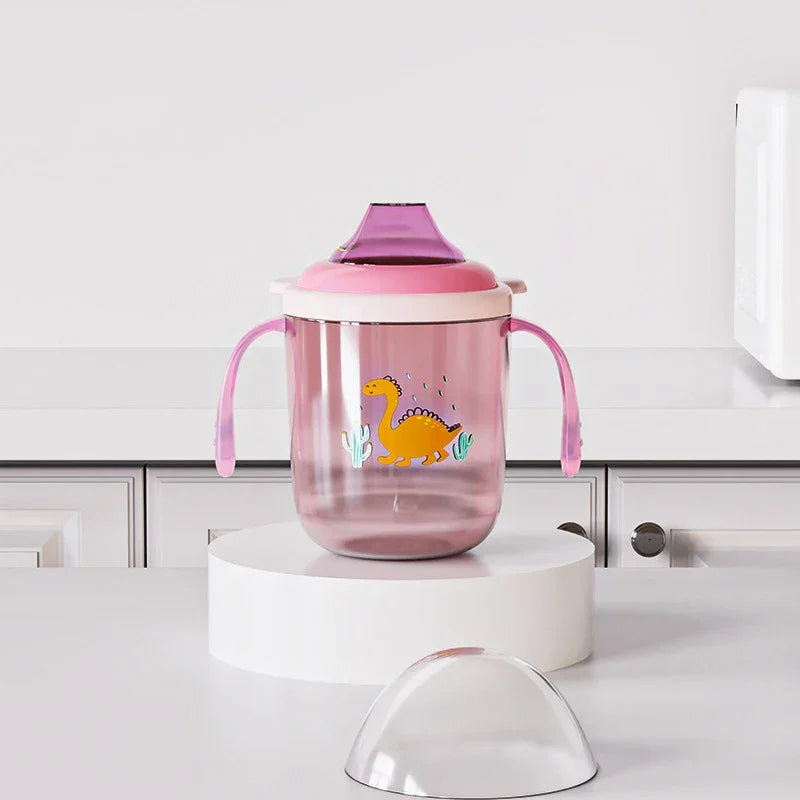 Copo Antivazamento Colorido para Crianças com Alça Prática Lenogue