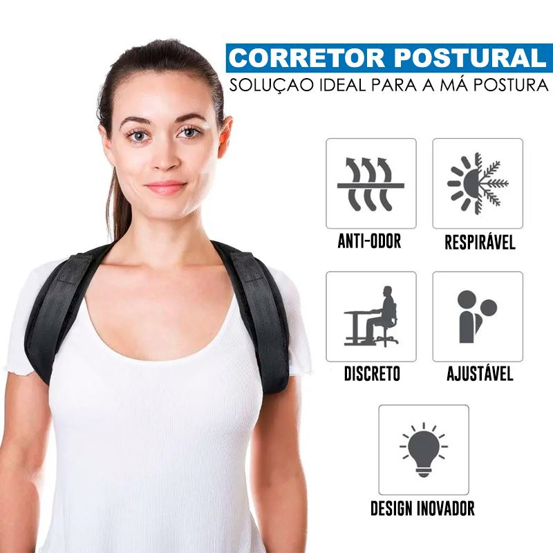 Corretor de Postura e Alívio de Dores - Ergonom