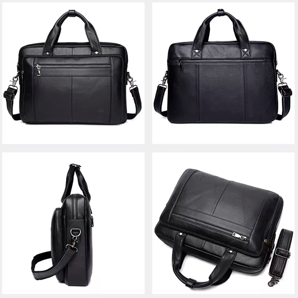 Mala Masculina de Couro Genuíno - Estilo e Praticidade para o Seu Dia a Dia