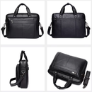 Mala Executiva Masculina em Couro Genuíno - Estilo e Praticidade para o Dia a Dia