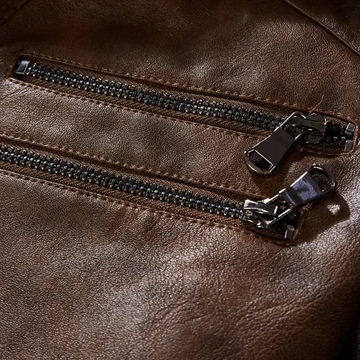 Jaqueta Masculina de Couro Genuíno - Estilo e Conforto MotorJack