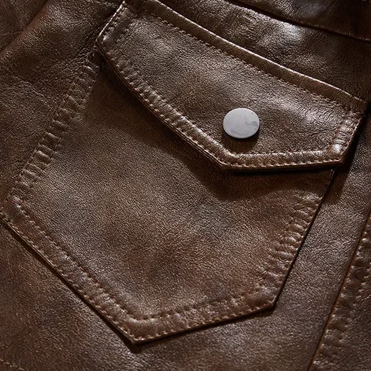 Jaqueta Masculina de Couro Genuíno - Estilo e Conforto com MotorJack