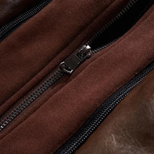 Jaqueta Masculina de Couro Genuíno - Estilo e Conforto com MotorJack