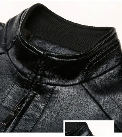 Jaqueta Masculina em Couro Genuíno - Estilo e Conforto Valentino Dourado