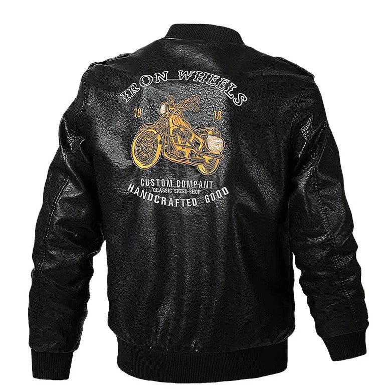 Jaqueta de Couro Genuíno Masculina - Estilo e Conforto para o Seu Dia a Dia