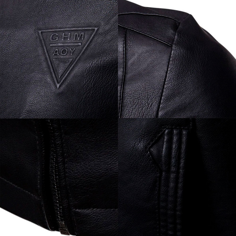 Jaqueta de Couro Masculina para Inverno - Estilo e Conforto Spiky Premium