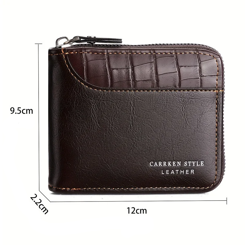 Carteira Masculina de Couro Genuíno - Estilo e Conforto com Cartiê Liver