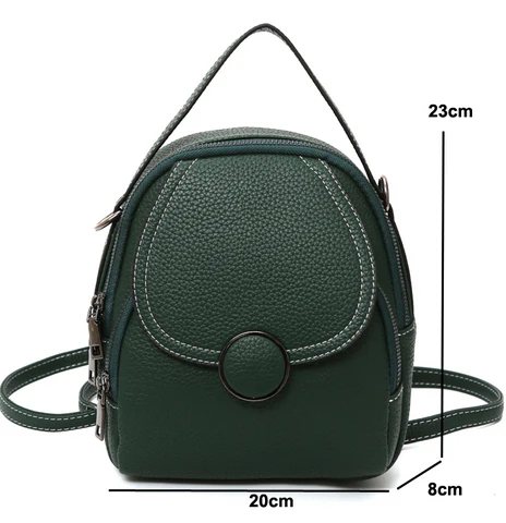 Mochila Felyciia Premium: Elegância e Conforto em Couro Genuíno