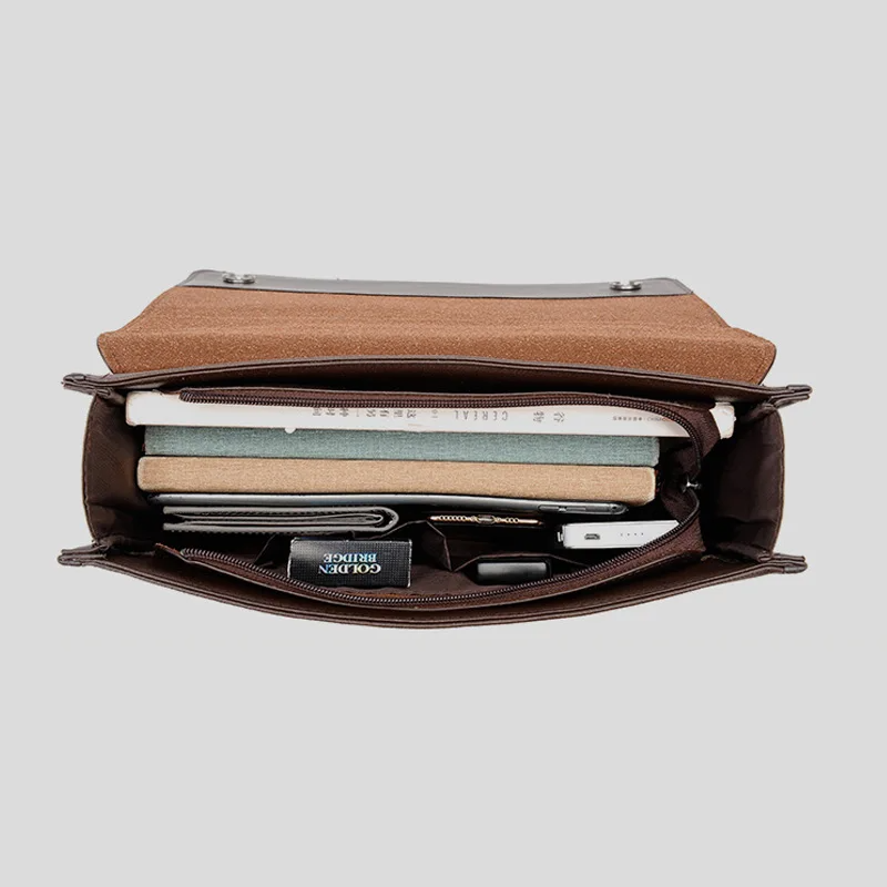 Maleta Masculina em Couro Genuíno - Estilo e Praticidade para o Seu Dia a Dia