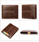 Carteira De Couro Genuíno - Estilo e Organização Para Seu Dia a Dia