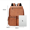 Mochila de Couro Legítimo - Conforto e Estilo para Suas Viagens