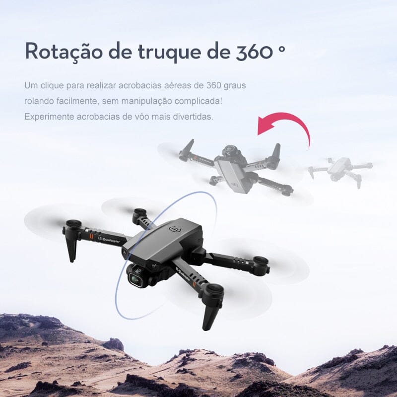 Drone Câmera HD Wifi e GPS com Suporte Celular / HDPROX4