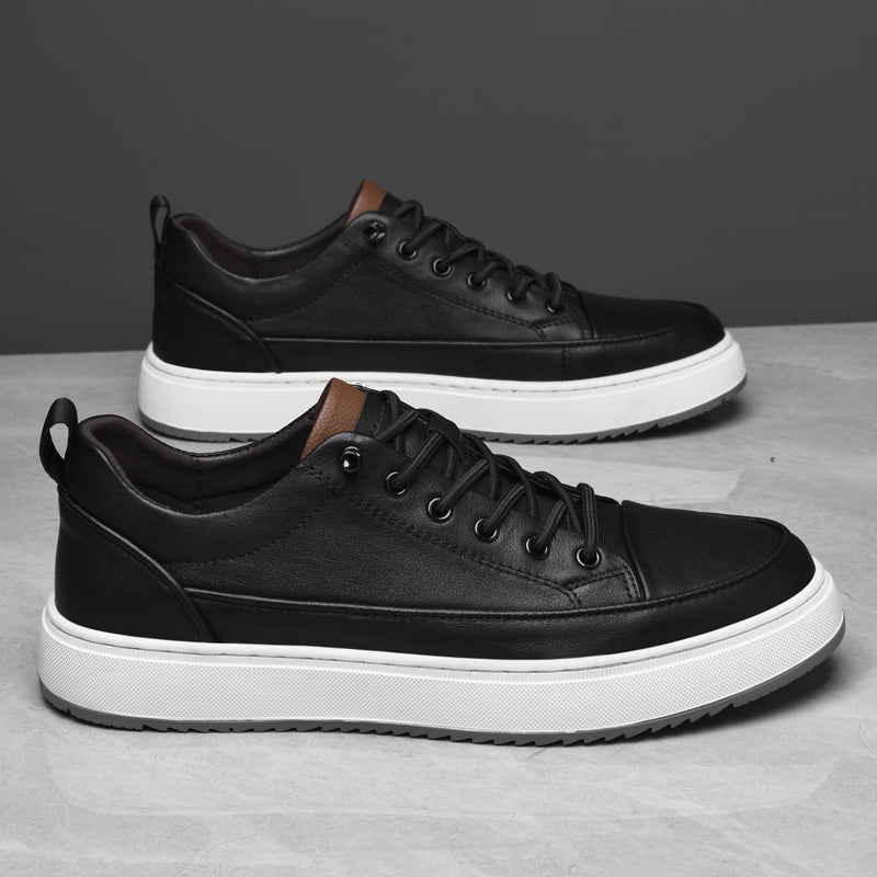 Tênis Masculino em Couro Genuíno Stevens - Conforto e Estilo para o Seu Dia a Dia