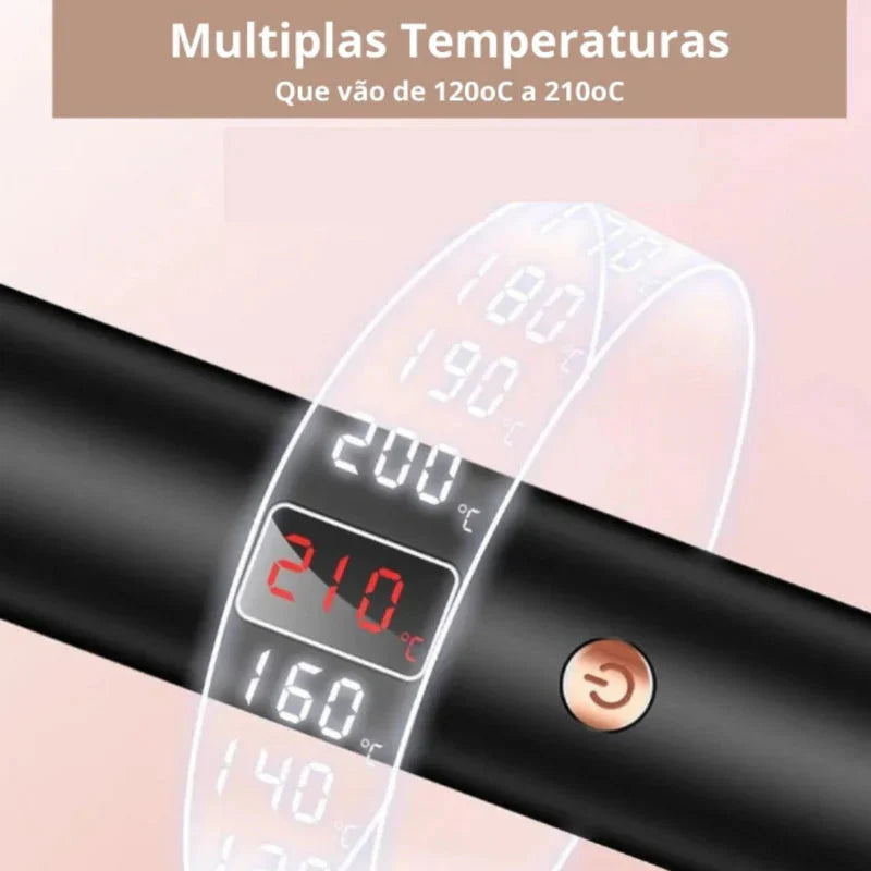 Escova modeladora Térmica de Cerâmica 2 em 1