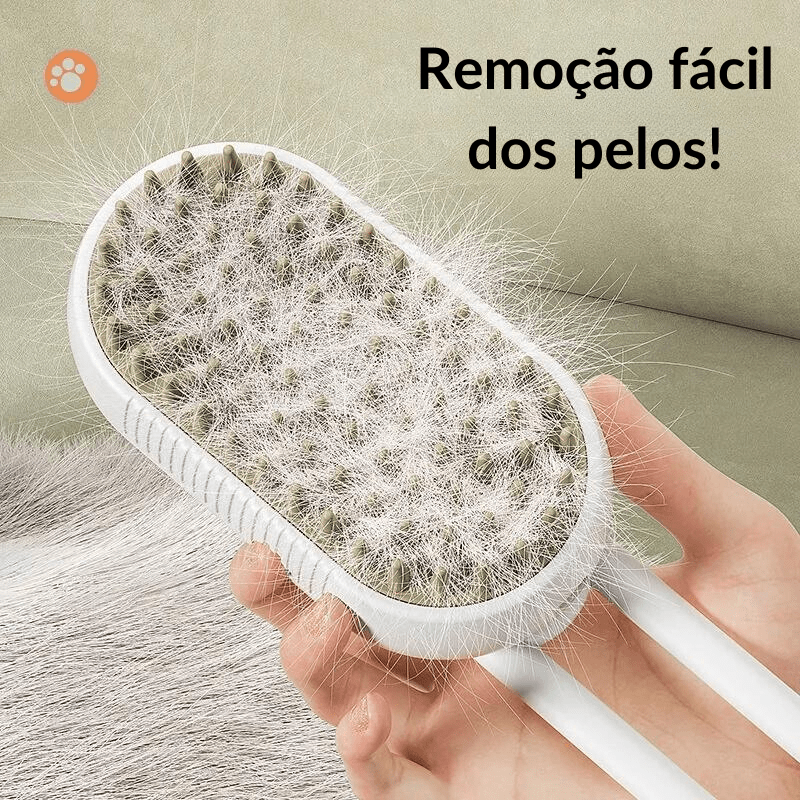 Escova Para Eliminar Pelos Mortos de Cães e Gatos