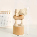 Estatueta Infantil Artesanal em Madeira Natural – Um Toque de Magia para o Quarto do Seu Pequeno