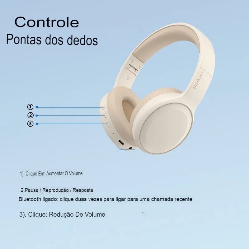 Fone de Ouvido Bluetooth 5.3 - EchoBeat T30