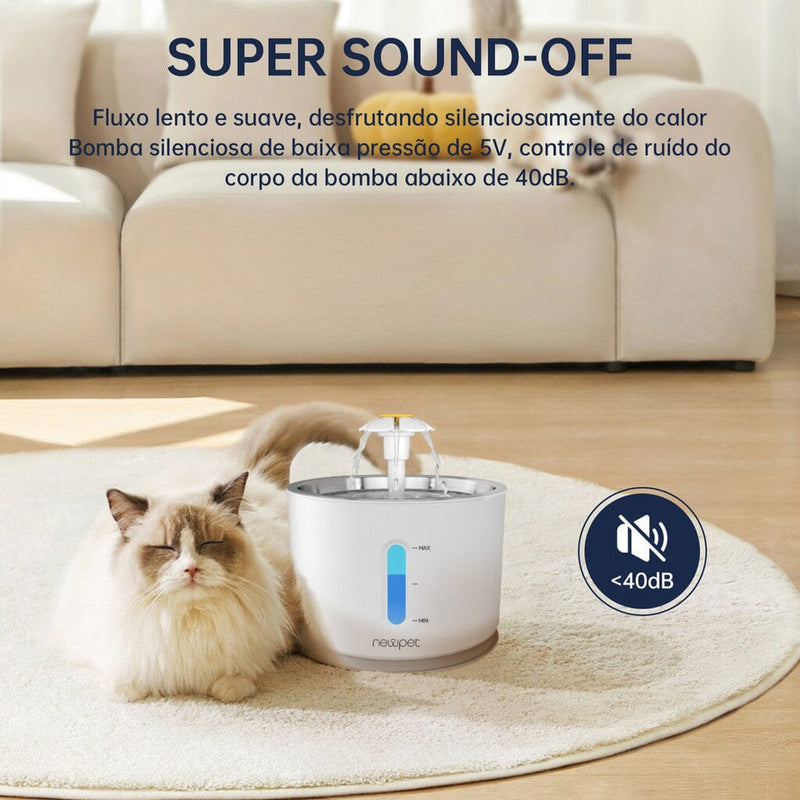 Fonte de Água Filtrada para Pets – Conforto e Hidratação Essencial