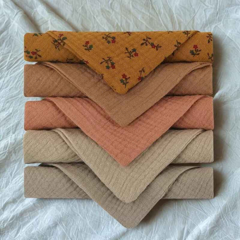 Conjunto de Fraldinhas Infantis de Boca - 5 Peças Confortáveis Lenogue