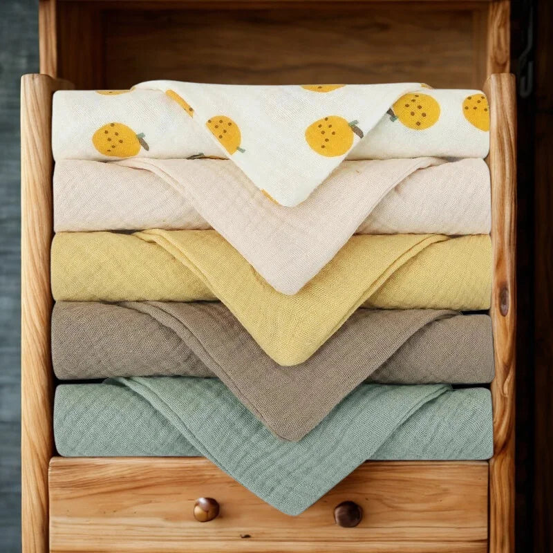 Conjunto de Fraldinhas Infantis de Boca - 5 Peças Confortáveis Lenogue