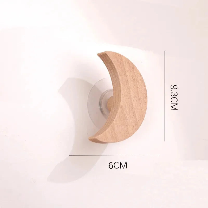 Gancho Infantil de Madeira: Magia do Conto de Fadas para Organizar com Estilo