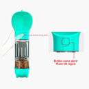 Garrafa Multifuncional para Ração e Água com Sacos e Pazinha – Praticidade para o Dia a Dia do Seu Pet