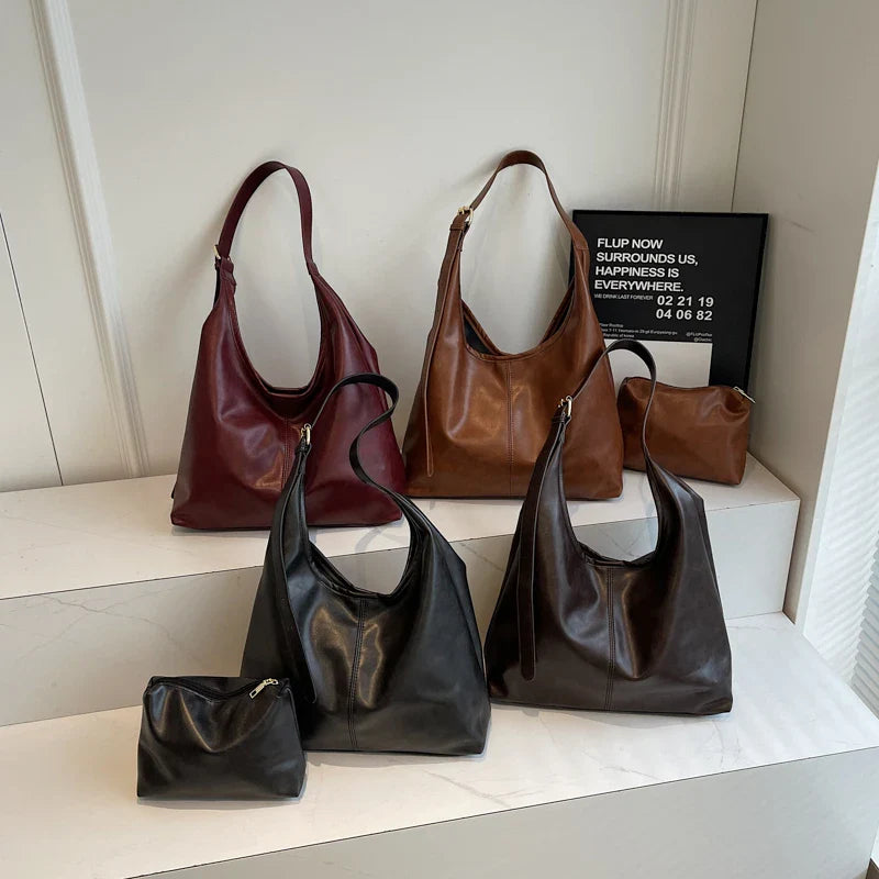 Bolsa de Ombro Soft Moderna com Necessaire Femory: Praticidade e Estilo para o Seu Dia a Dia