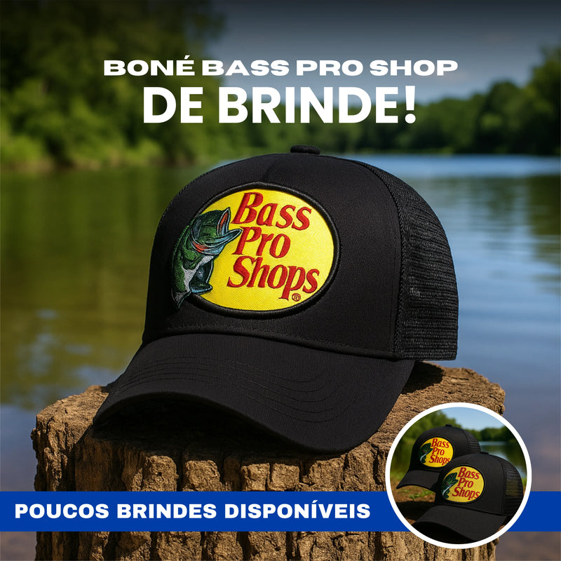 Carretilha Abu Garcia Black MAX3 Anti-Cabeleira com Boné Bass PRO Shop Grátis – Conquiste A Praticidade e Estilo na Pesca