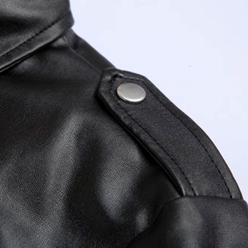 Jaqueta Biker Masculina em Couro Genuíno