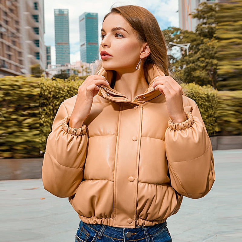 Jaqueta Puffer Feminina Zara - Moda Inverno