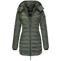 Jaqueta Feminina Puffer Longa com Capuz - WinterGlam