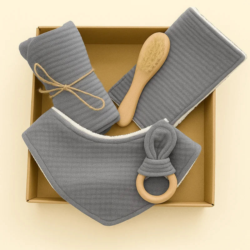 Conjunto Colorido para Bebês - 5 Peças que Aumentam a Alegria do Primeiro Presente