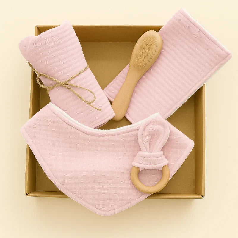 Conjunto Colorido para Bebês - 5 Peças que Aumentam a Alegria do Primeiro Presente