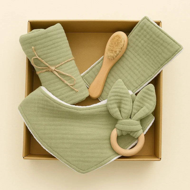 Conjunto Colorido para Bebês - 5 Peças que Aumentam a Alegria do Primeiro Presente