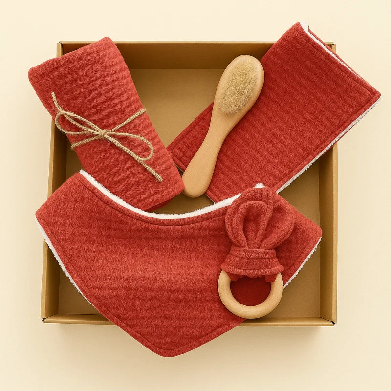 Conjunto Colorido para Bebês - 5 Peças que Aumentam a Alegria do Primeiro Presente