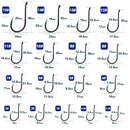 Conjunto Premium de Anzóis de Aço Inox para Pesca - 50 a 100 Peças para Uma Experiência de Pesca Incomparável