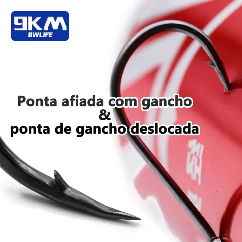 Conjunto Premium de Anzóis de Aço Inox para Pesca - 50 a 100 Peças para Uma Experiência de Pesca Incomparável